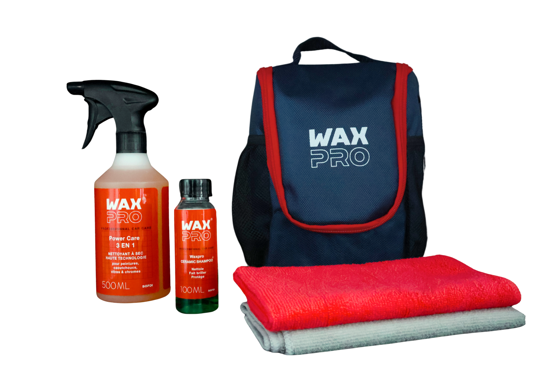 Kit d'entretien en bleu