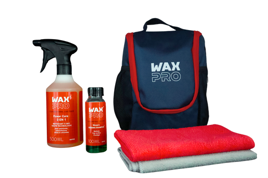 Kit d'entretien en bleu