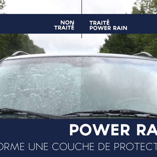 Vidéo Power Rain - condition réel